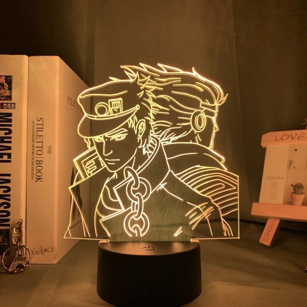 Luz noturna 3D A aventura bizarra de Jojo Jean Pierre Polnareff