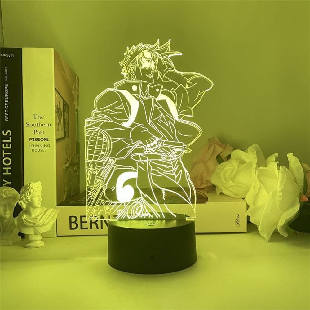 Luz noturna USB Jojo`s Bizarre Adventure Star Platinum Jotar