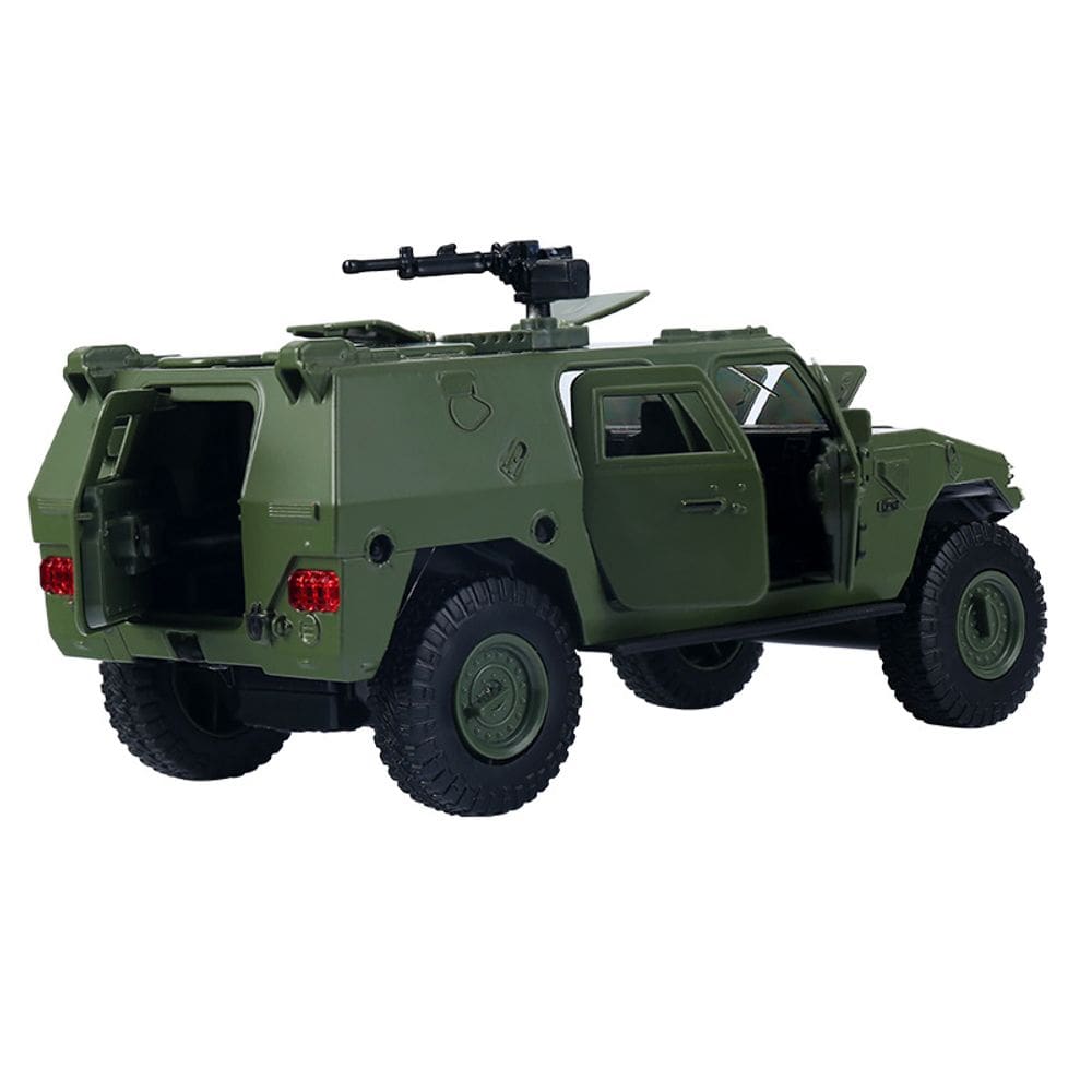 Veículo blindado Dongfeng Mengshi na escala 1:32 com som e luz