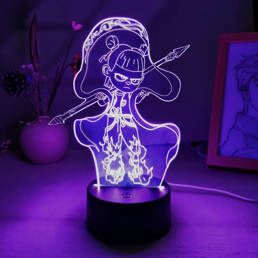 Luz noturna 3D Nezha: A Criança do Diabo 2 Ao Bing Shen Gongbao