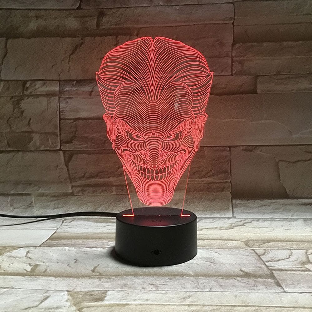 Estatueta Night Light Justice League Joker Jack USB 5V 22cm