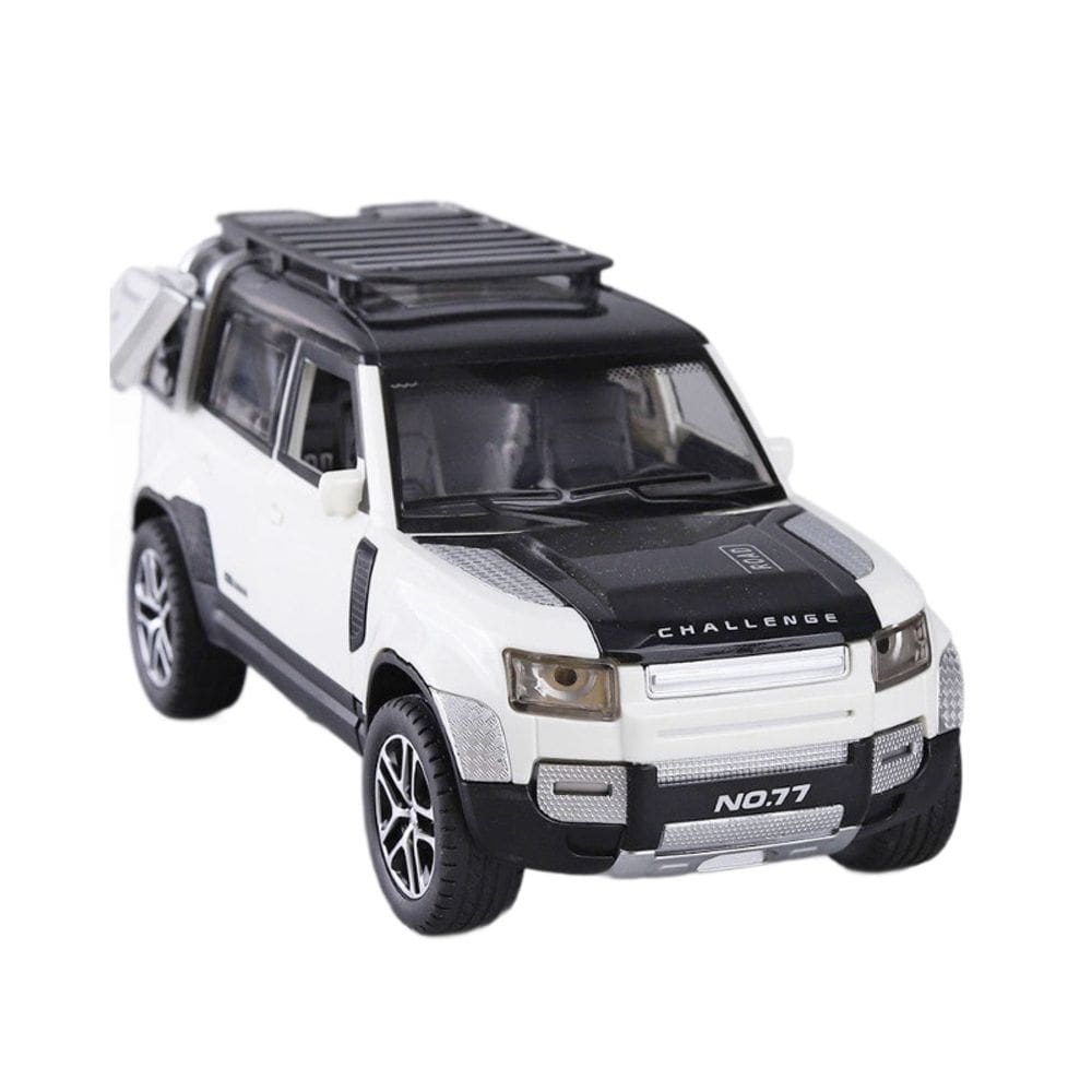 Carro de brinquedo Land Rover Defender Off-Road com som e luz, 20 cm