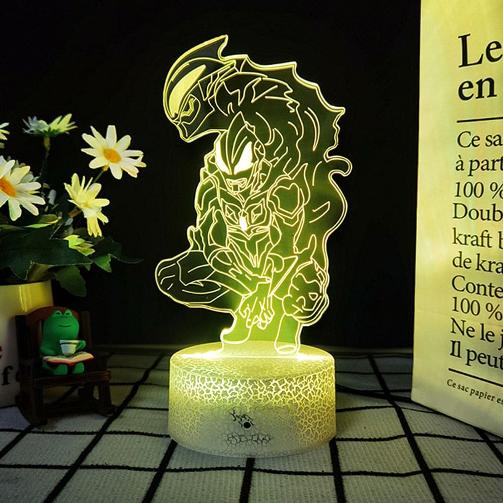 Luz noturna Belial Jedd Ultraman Modelo 3D Seven Color Light