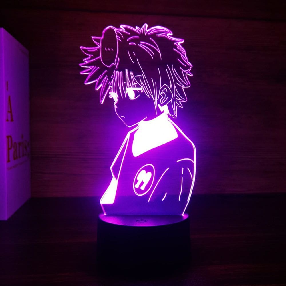 Luz noturna 3D Hunter X Hunter Magician Hisoka USB Touch