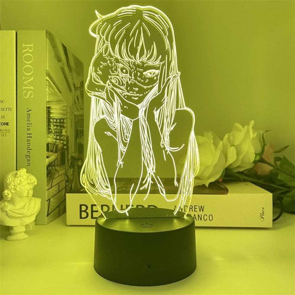 Estatueta de boneca Night Light Tomie Kawakami Junji Ito USB 5V