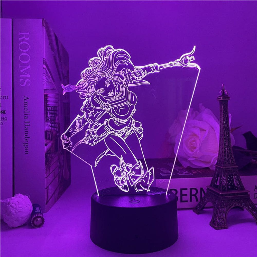 Luz noturna USB Legends Darius Lux Master Yi N para crianças