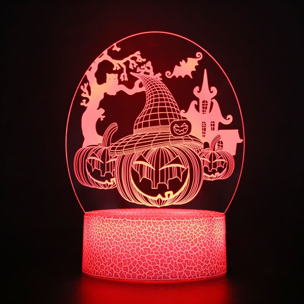 Lâmpada de atmosfera de luz noturna Creative Christmas Acrylic 3D