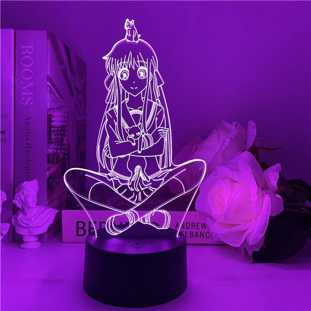 Cesta de frutas Night Light Honda Tohru 3D Colorful Touch Remo