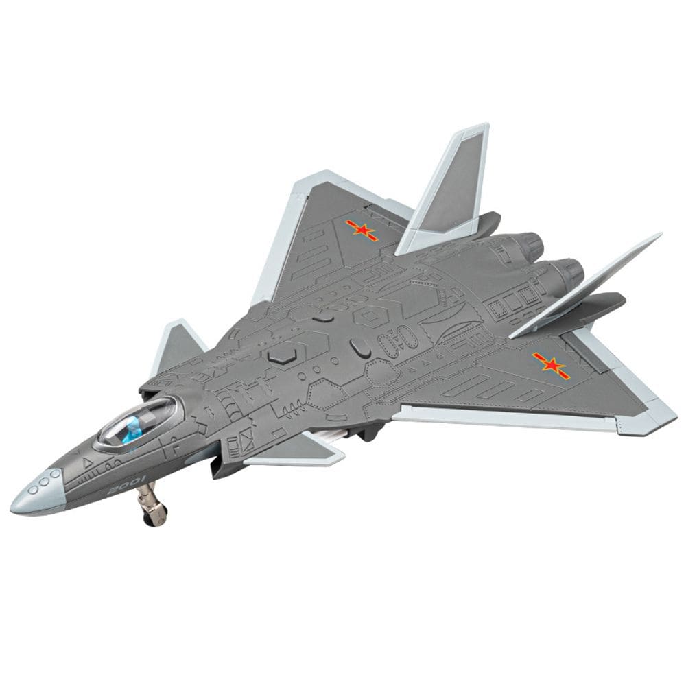 Liga fundida sob pressão Toy Jet Modelo 1:84 J-20 Stealth Fighter