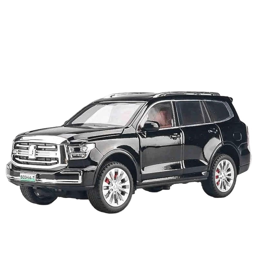 Coche de Fundición OCVEBMWDE Tanque 500 Escala 1:24 Aleación de Zinc Negro