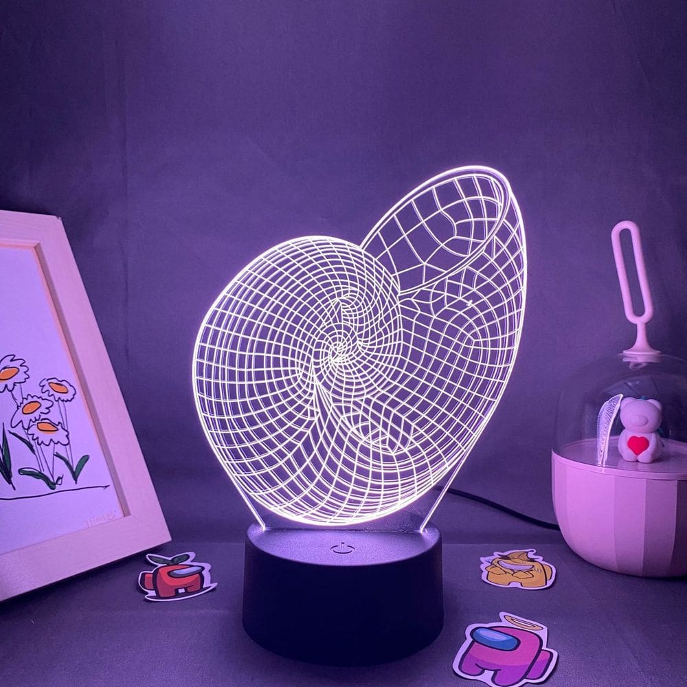 Decoração de dormitório estudantil em acrílico 3D Night Light