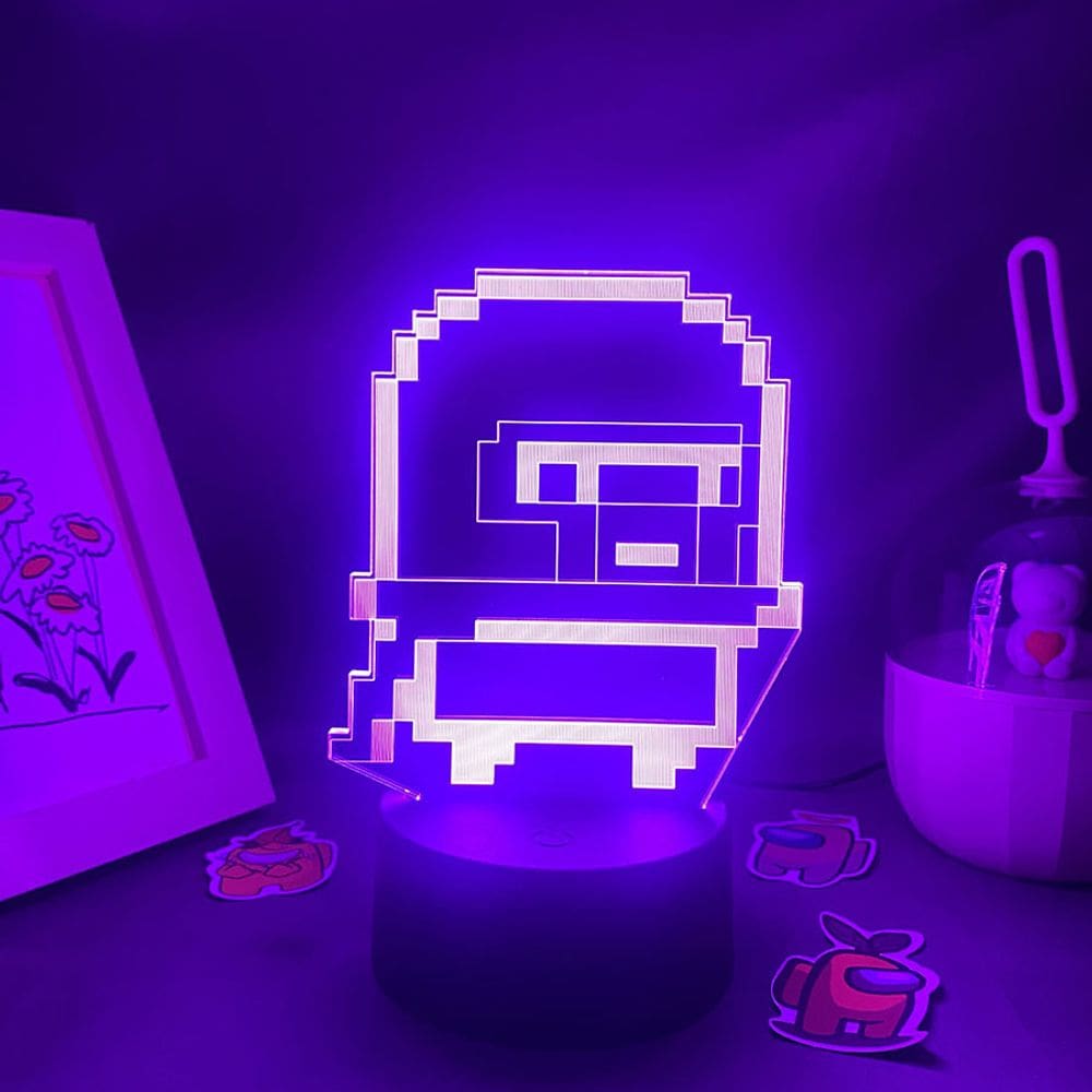 Jogo para celular de tiro casual com luz noturna de acrílico 3D Soul Knight