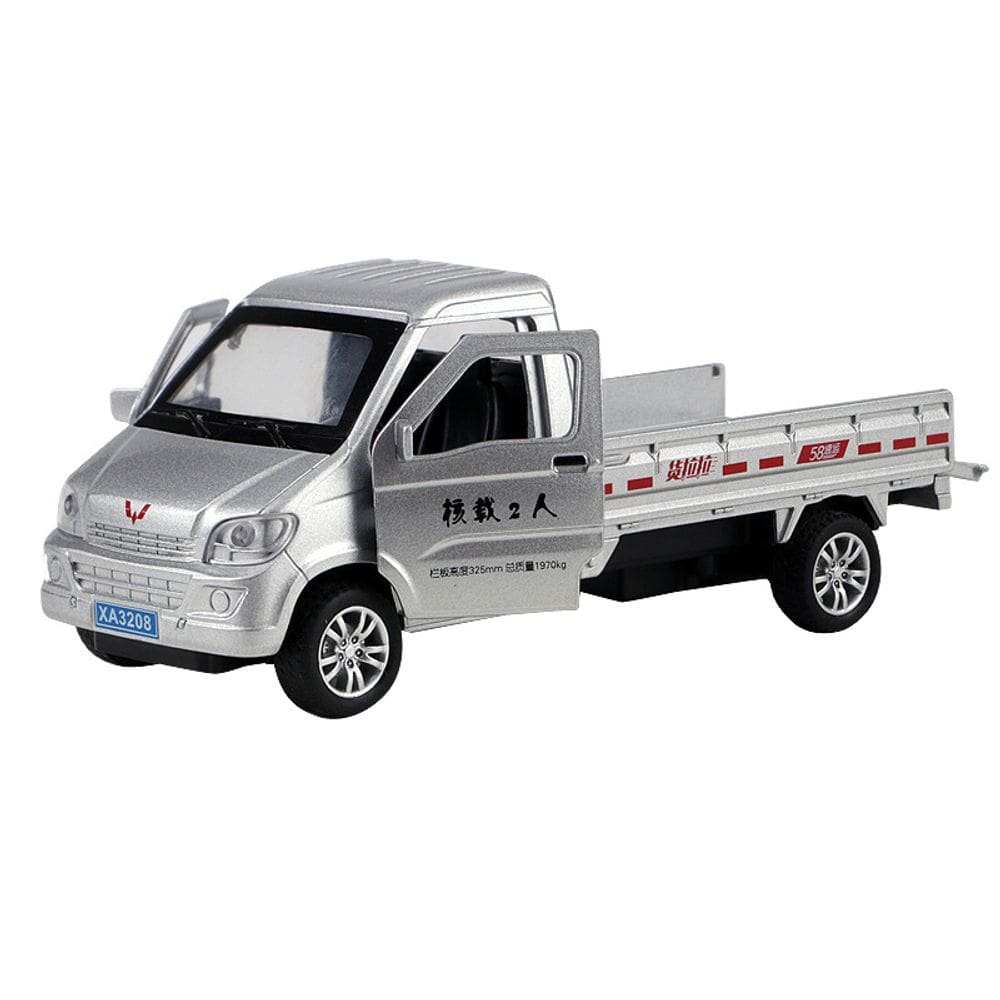 Caminhonete de brinquedo em escala 1:32 com luzes e som para crianças