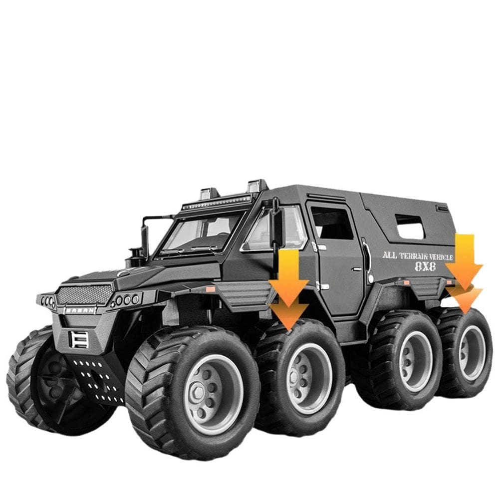 Veículo off-road Shaman, escala 1:32 com luzes e som para crianças