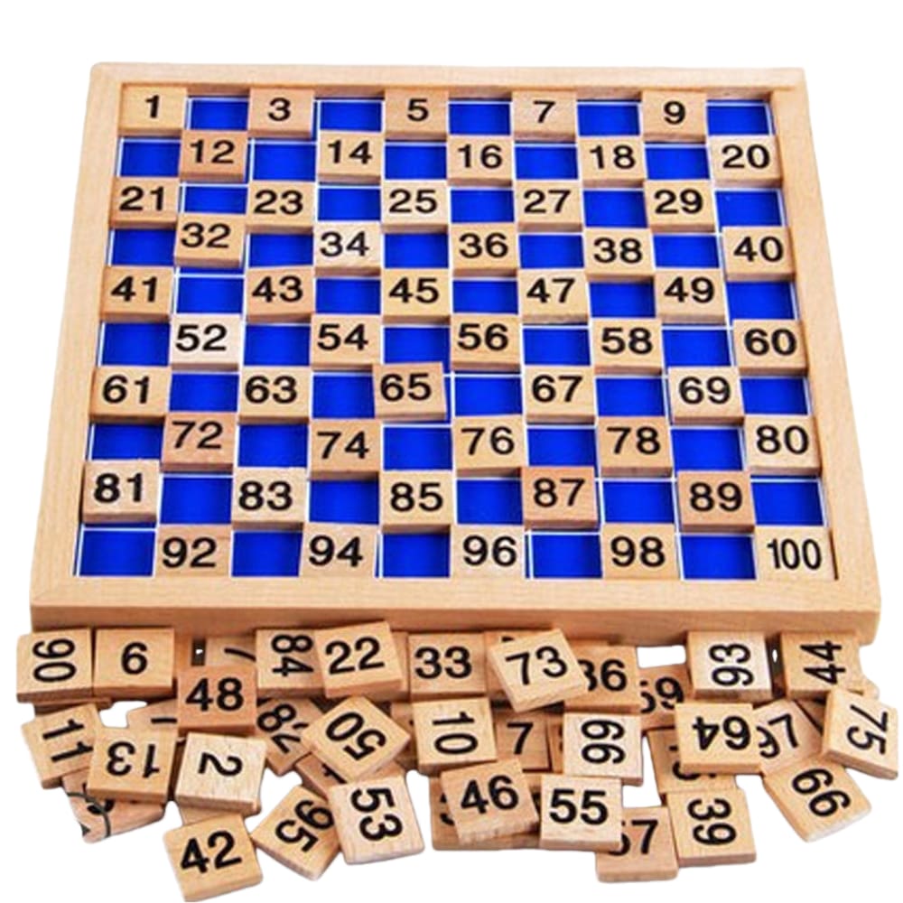 Placa de sequenciamento de números Montessori Wooden Math Educational
