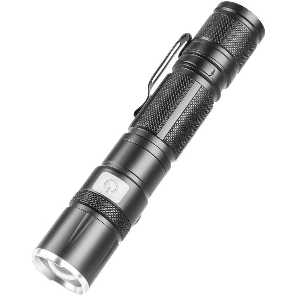 Lanterna de alto lúmen recarregável tipo C 18650