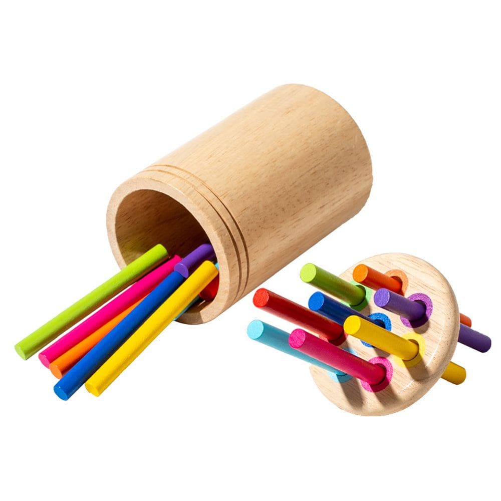 Copo de classificação de cores Toy Montessori Early Learning Kids Wood