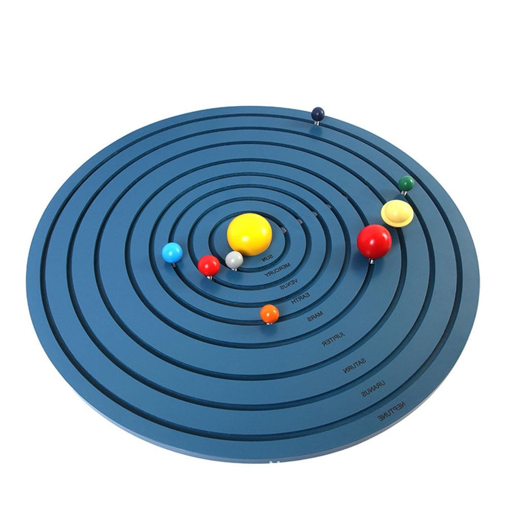 Brinquedo educacional Montessori 3D Solar System Early Learning