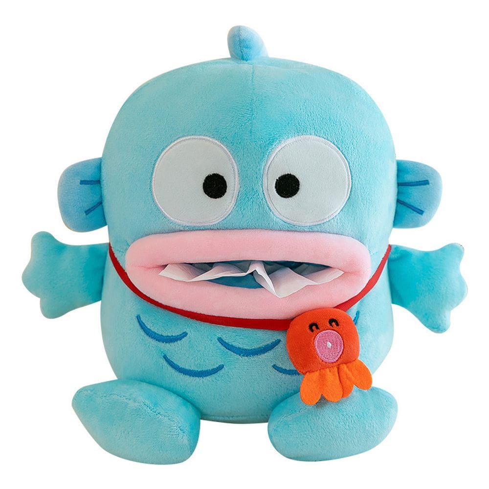 Porta-lenços de brinquedo Plush Doll Toy Cartoon Fish-Monster 26 cm