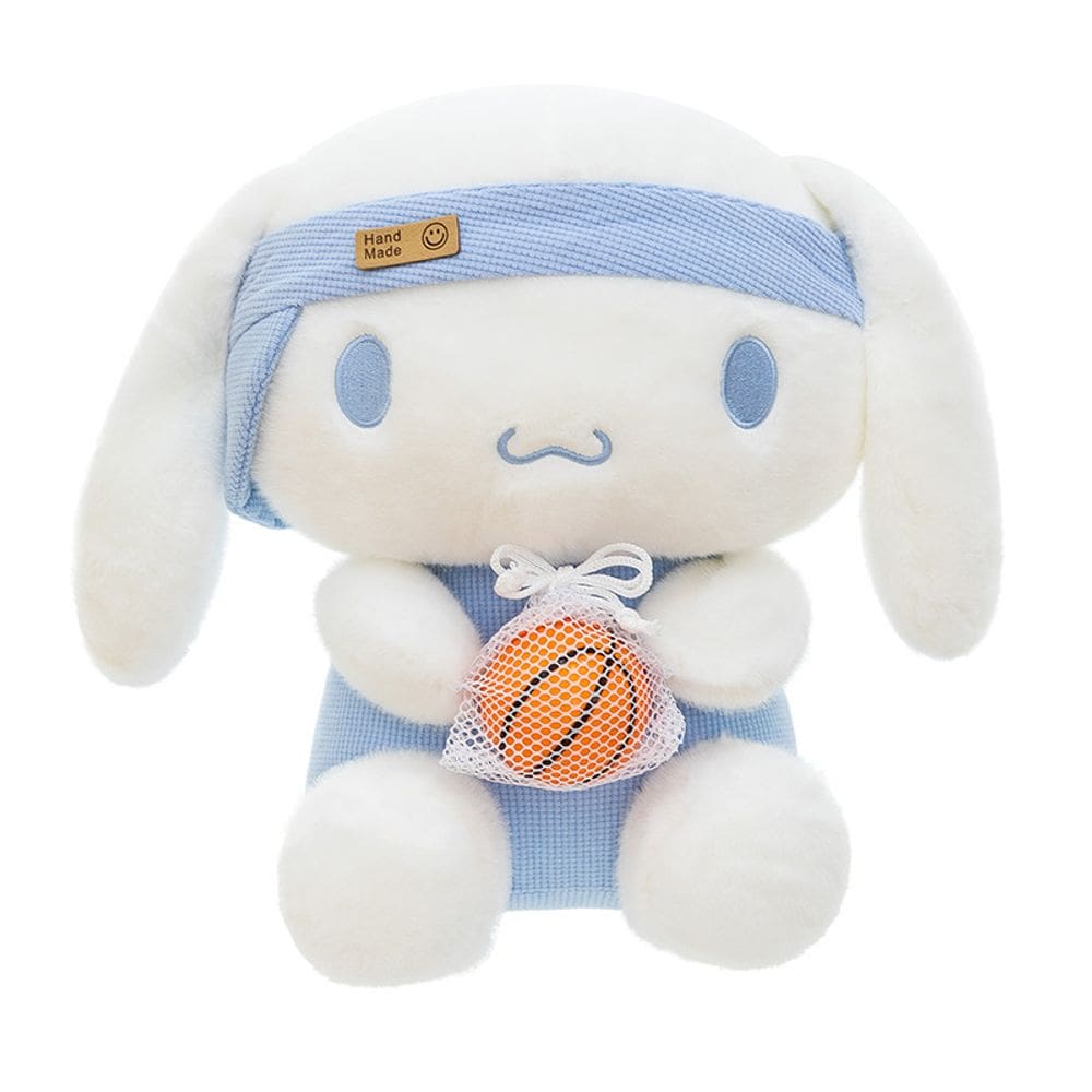 Brinquedo de boneca de pelúcia azul Cinnamoroll Sports Dog 23 cm para crianças