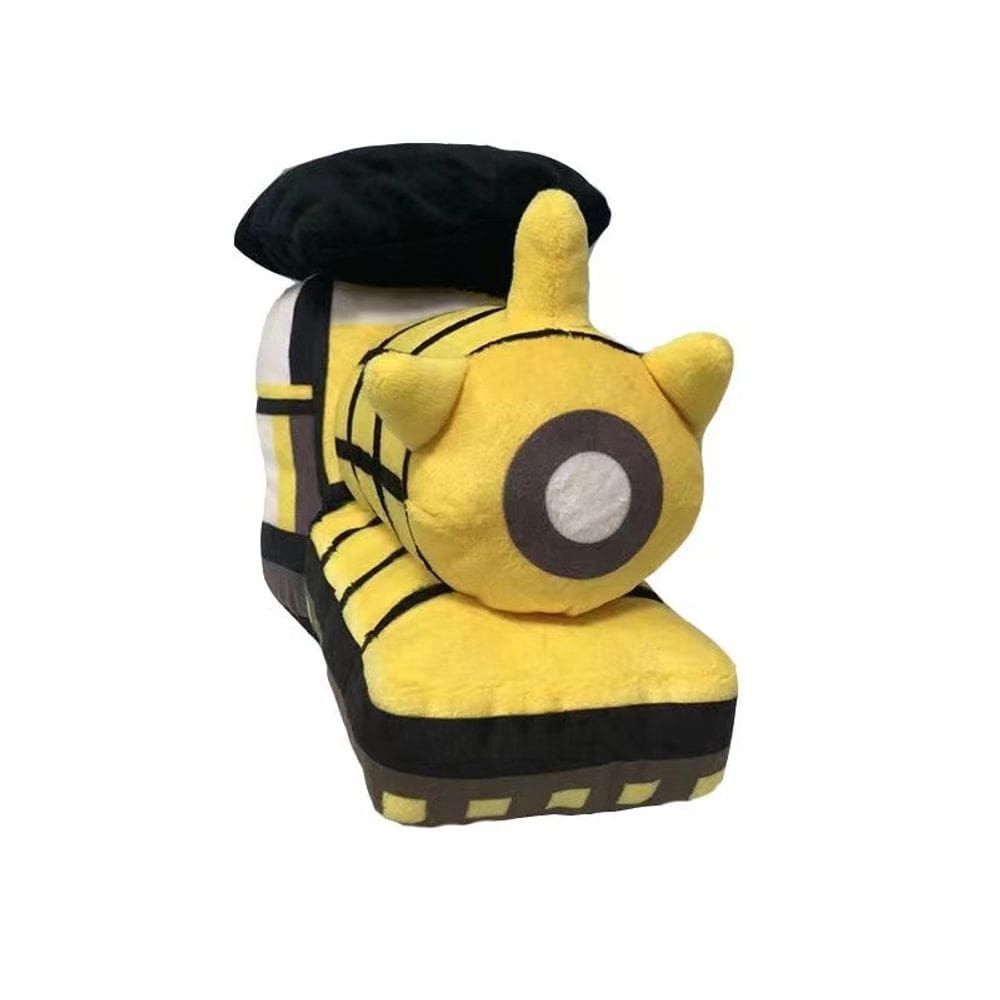 Brinquedo de pelúcia Charles Little Train amarelo 20 cm macio