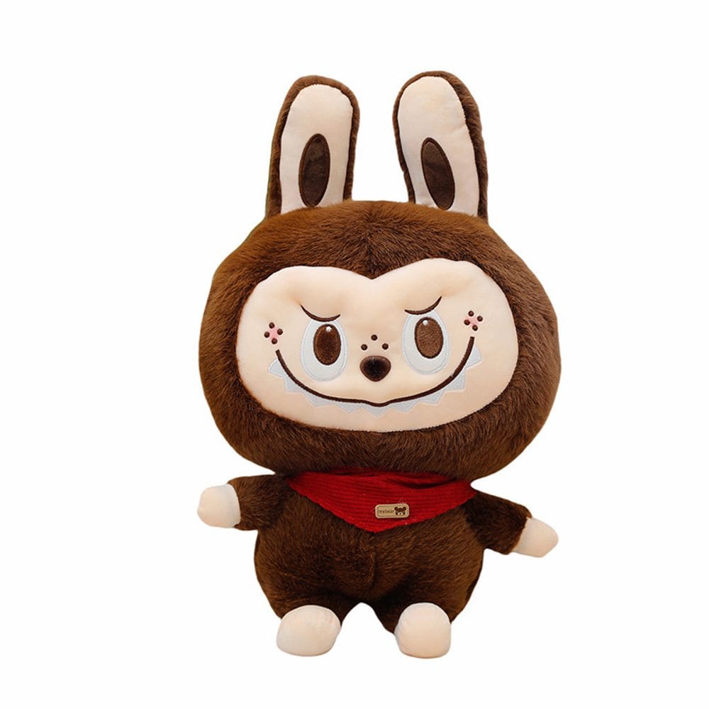 Brinquedo de boneca Plush Bunny Labbub Soft Brown 30 cm