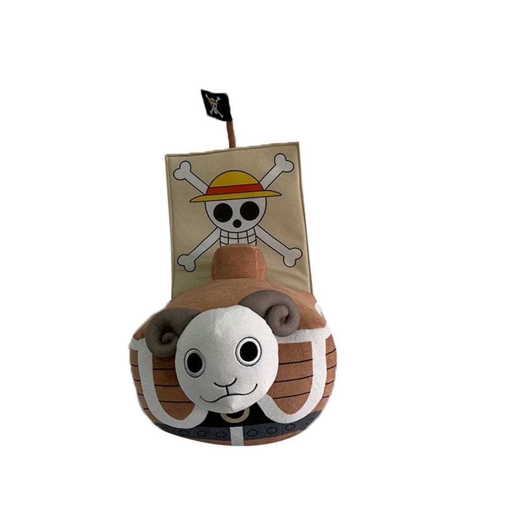 Almofada de soneca macia Plush Doll Toy One Piece Merry Ship 25 cm