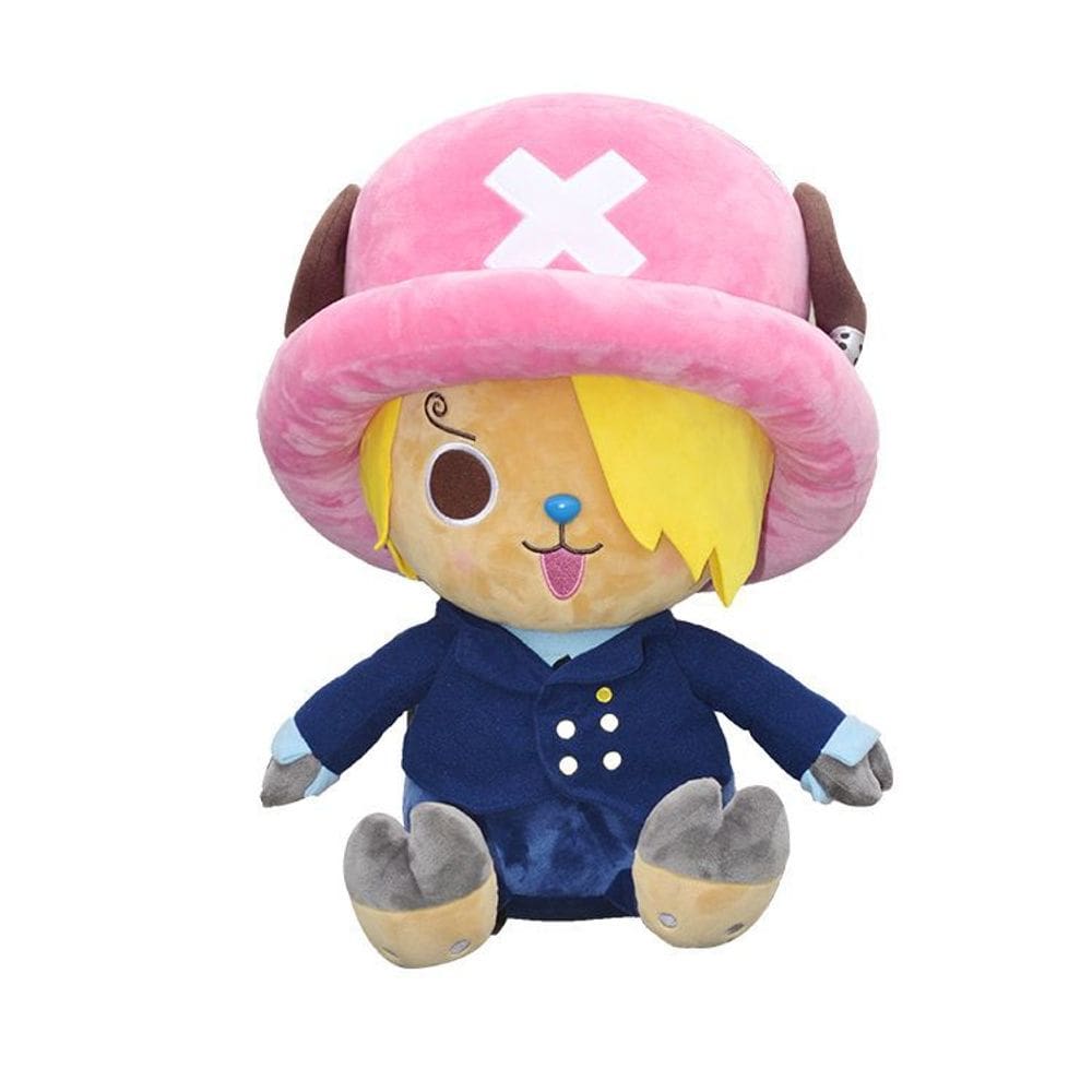 Brinquedo de boneca de pelúcia One Piece Sanji & Chopper 25 cm para crianças