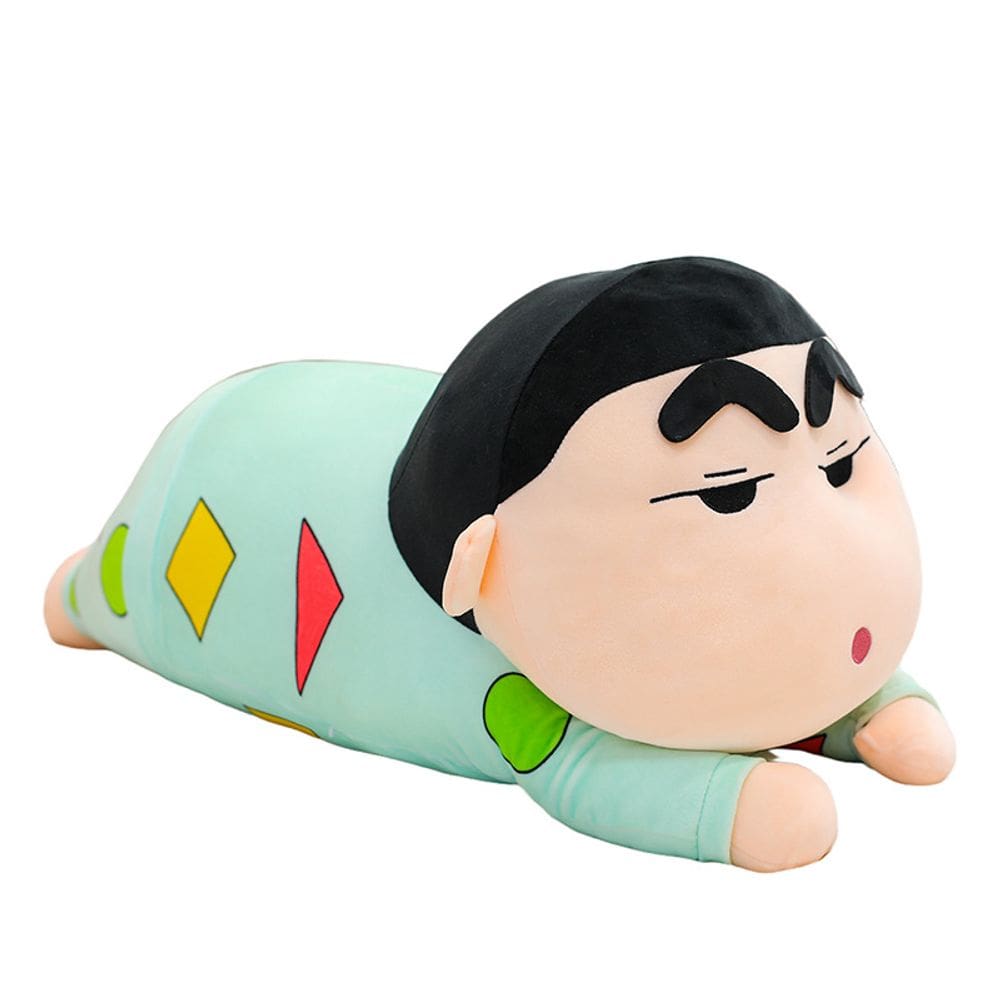 Brinquedo de pelúcia, pijama verde Shin-chan, 45 cm para crianças
