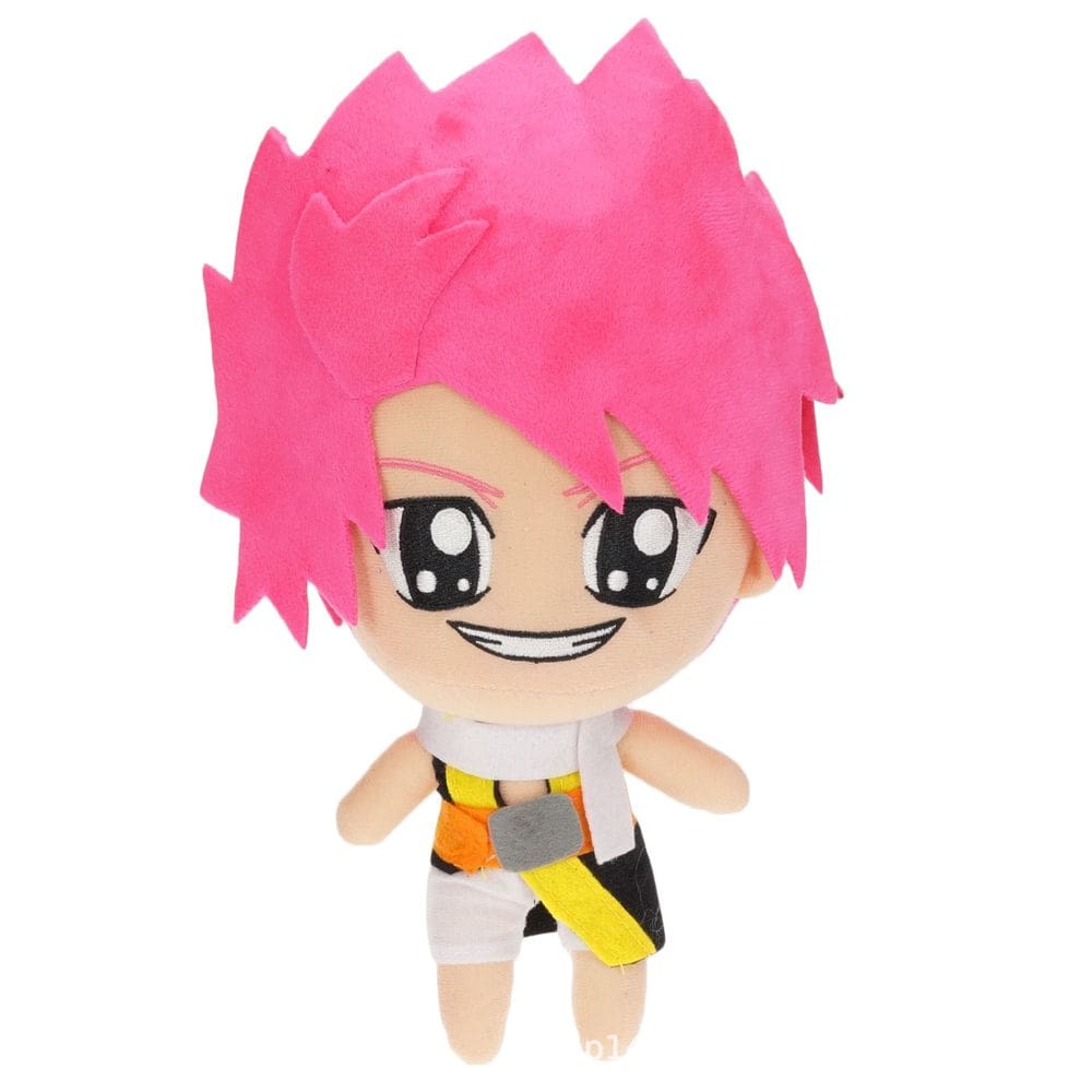 Brinquedo de pelúcia Fairy Tail Natsu Dragneel rosa 25 cm