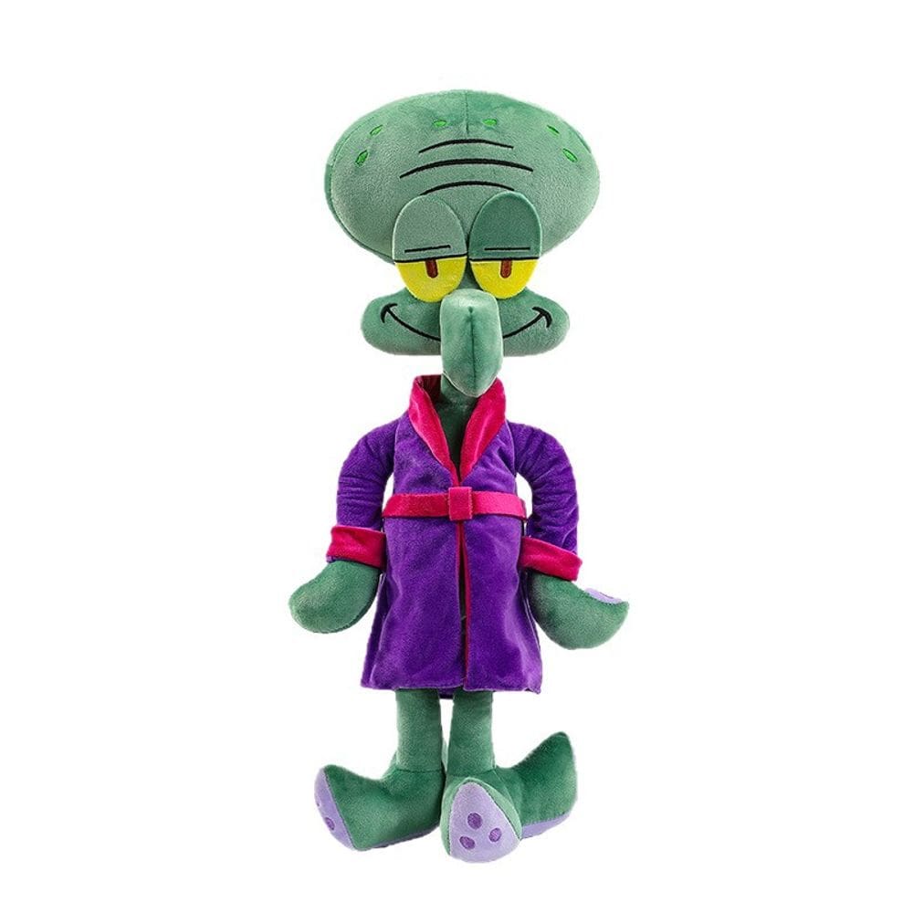 Brinquedo de boneca de pelúcia Squidward Green Pijama 40cm para crianças
