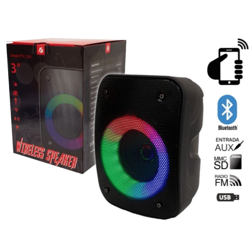 Caixa de Som Bluetooth Rádio MP3 KTS-1335