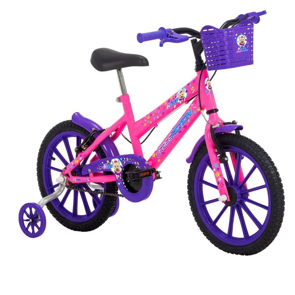 Bicicleta Kiss com Cesta Aro 16 Free | Casas Bahia