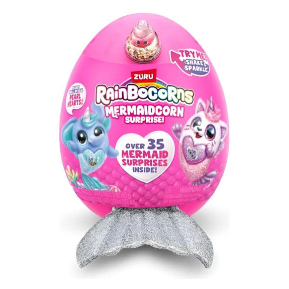 Pelúcia Ovo Zuru Rainbocorns Sereia Mermaidcorn F02255 Fun Grande