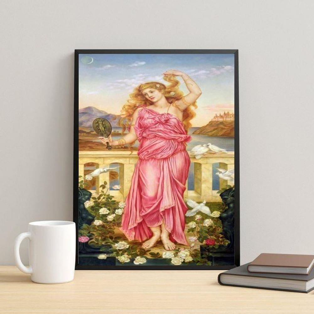 Quadro Decorativo Helena De Troia 45X34Cm