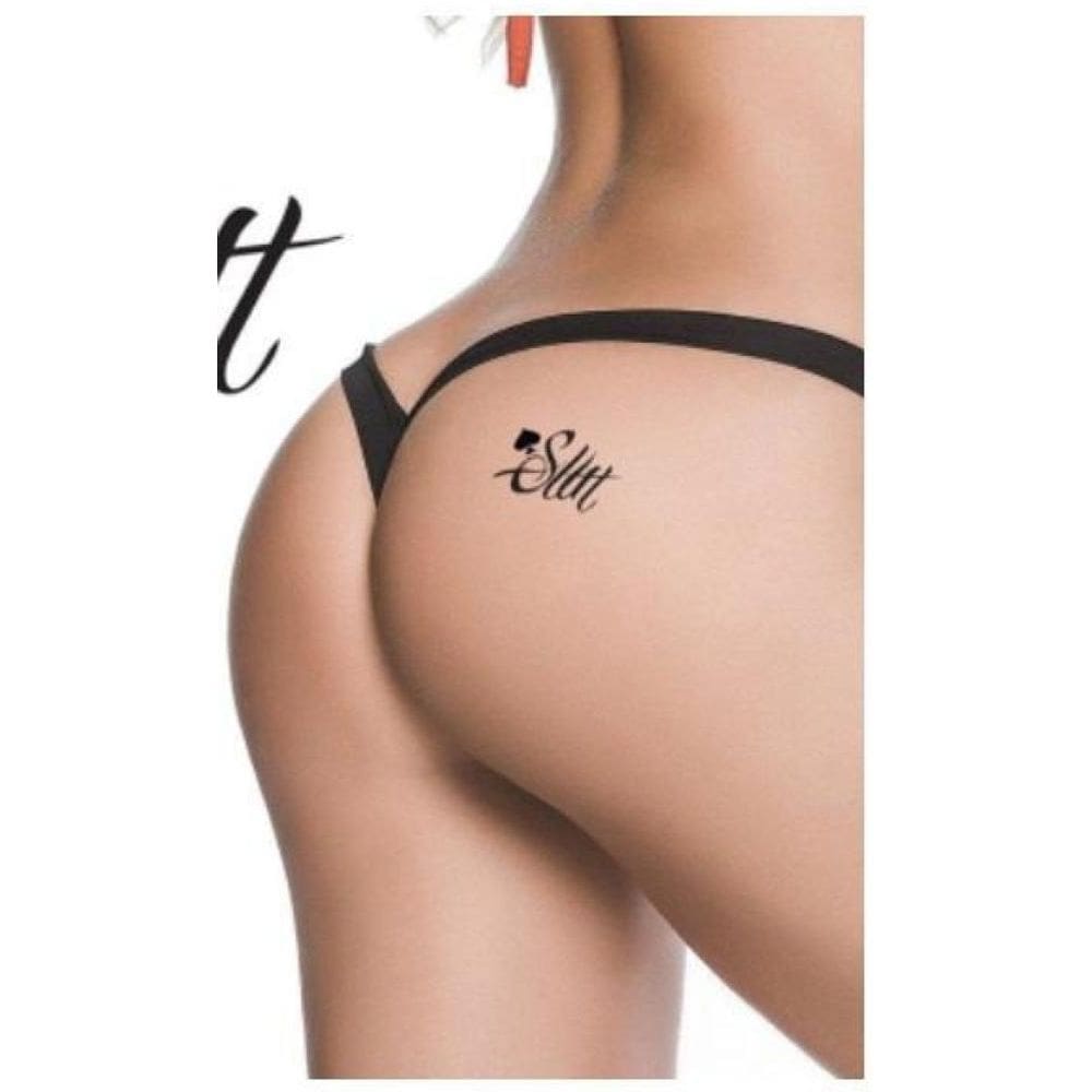 Tatoo Temporária Sexy Mensagem Garota P...Ta Slut