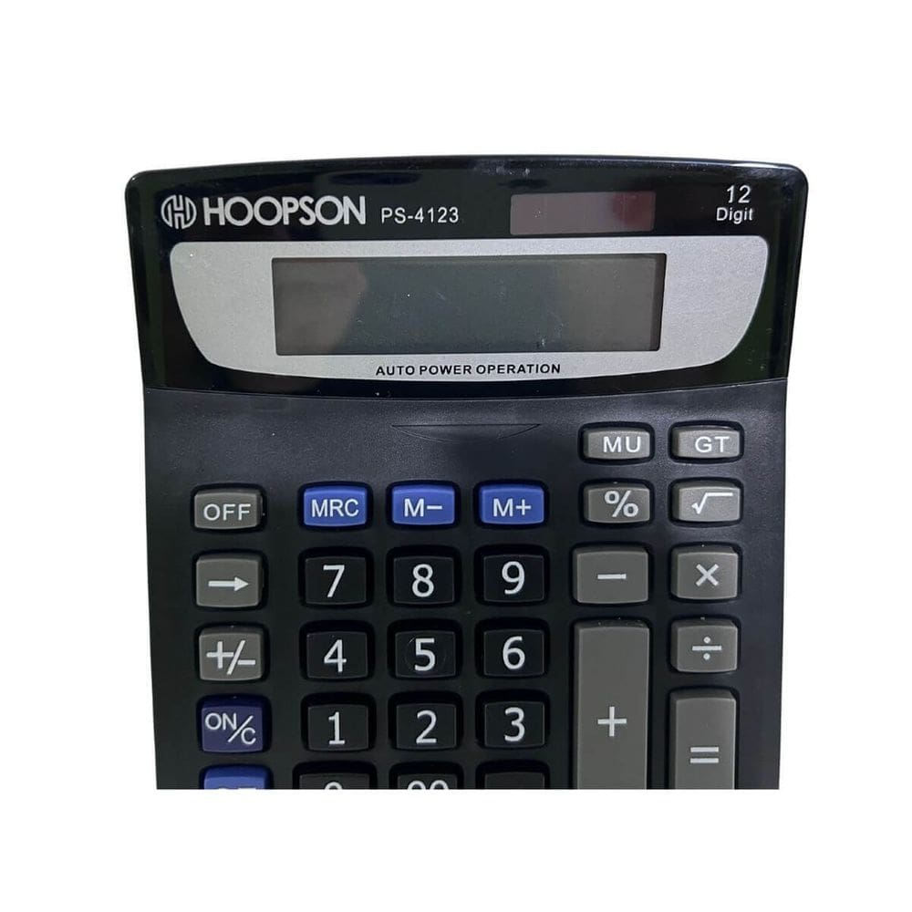Calculadora Eletrônica 12 Dígitos PS-4123 Hoopson
