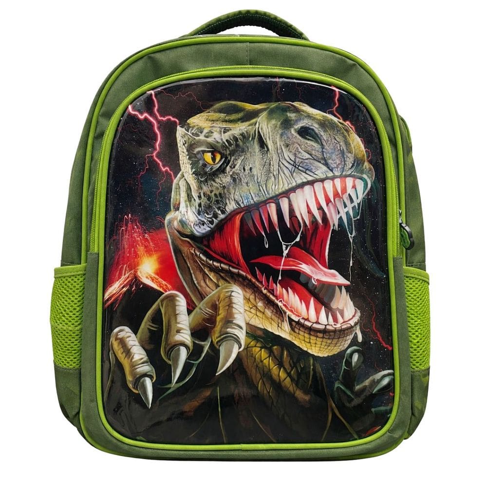 Mochila de Costas Dinossauro Raptor para Meninos Reforçada Resistente - Dinossauro Raptor - Yins Brasil