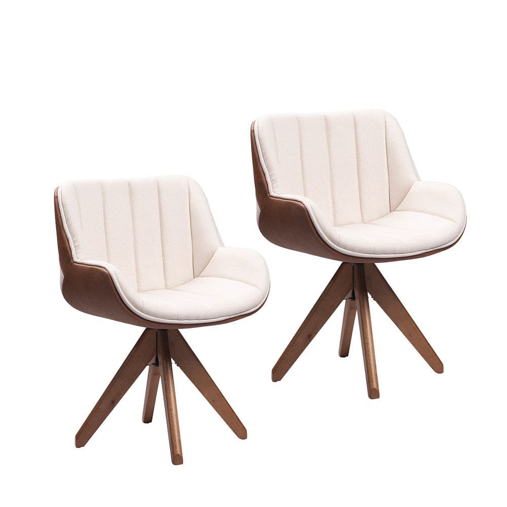 Kit 2 Poltronas Palma em Madeira de Eucalipto Movellu Home