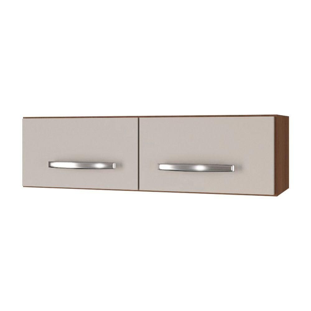 Armário Aério 2 Portas Cozinha Aério íris Mb1 79cm Cor Savana Off White Pc