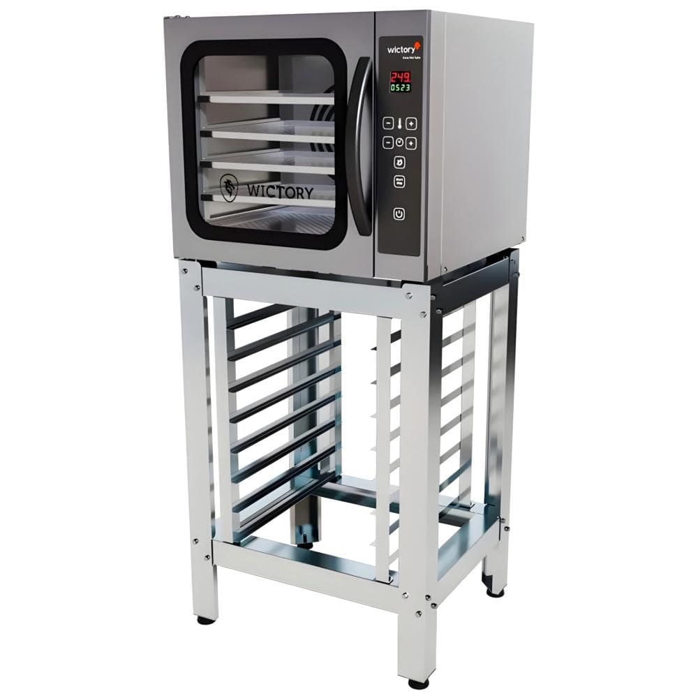 Kit Forno Mini Convector Para Pudim Eletrico Wcpp-535 Com Vapor 127V + Cavalete Inox - Wictory