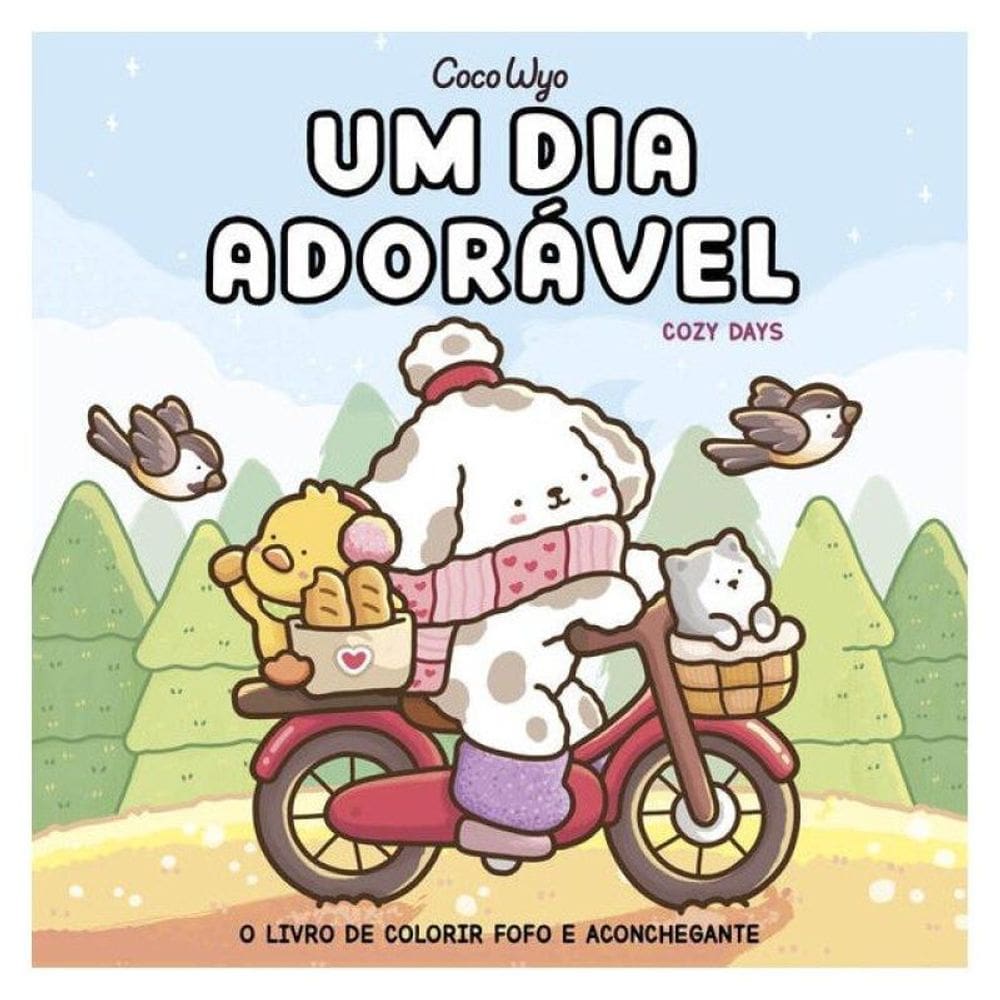 Um Dia Adorável (Cozy Days) – Livro De Colorir Coco Wyo