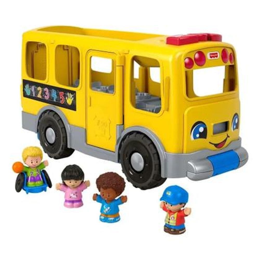 Caminhão escolar Little People fazendo novos amigos Mattel Jff15