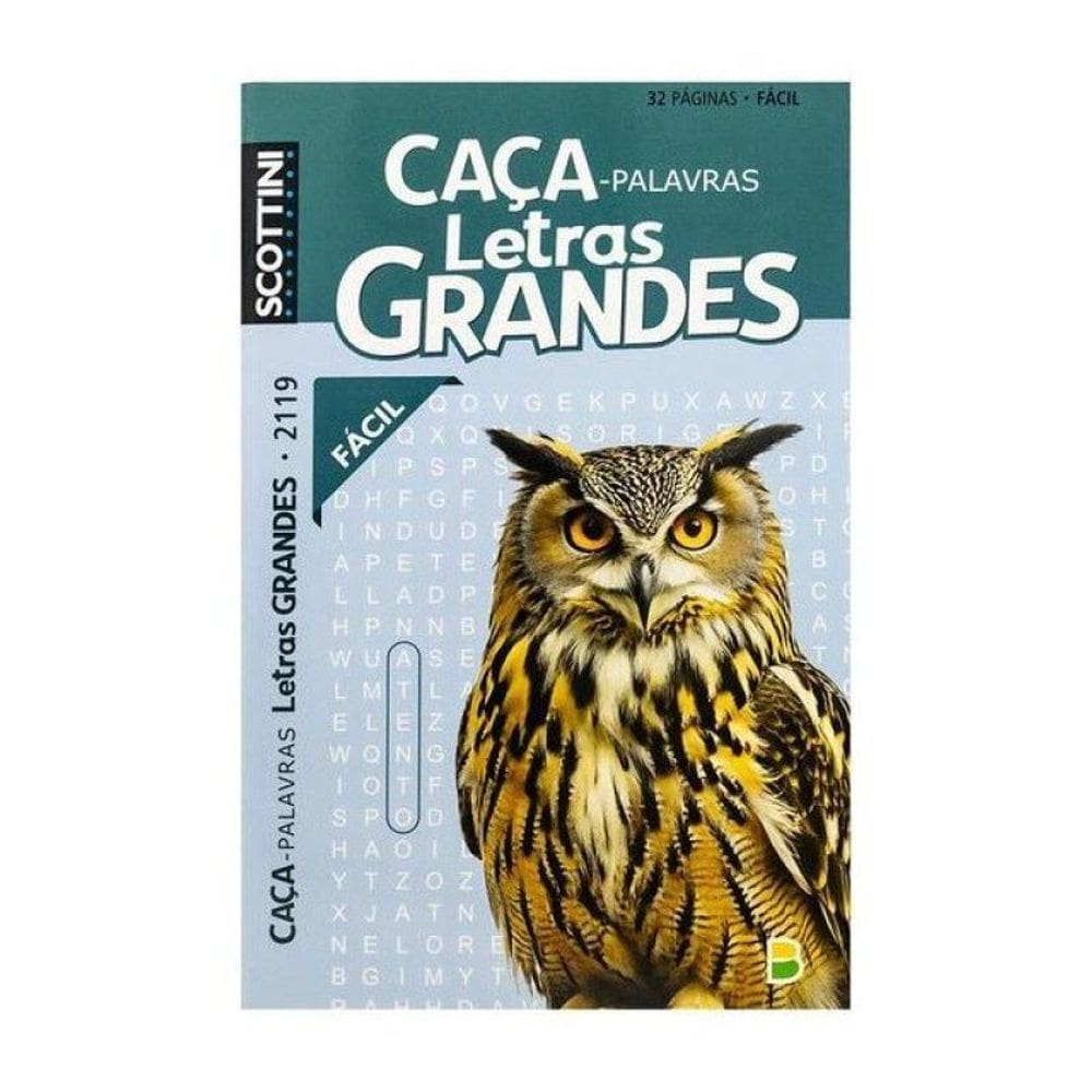 Scottini Caça-Palavras Letras Grandes (32P) N.2119 (Fácil)