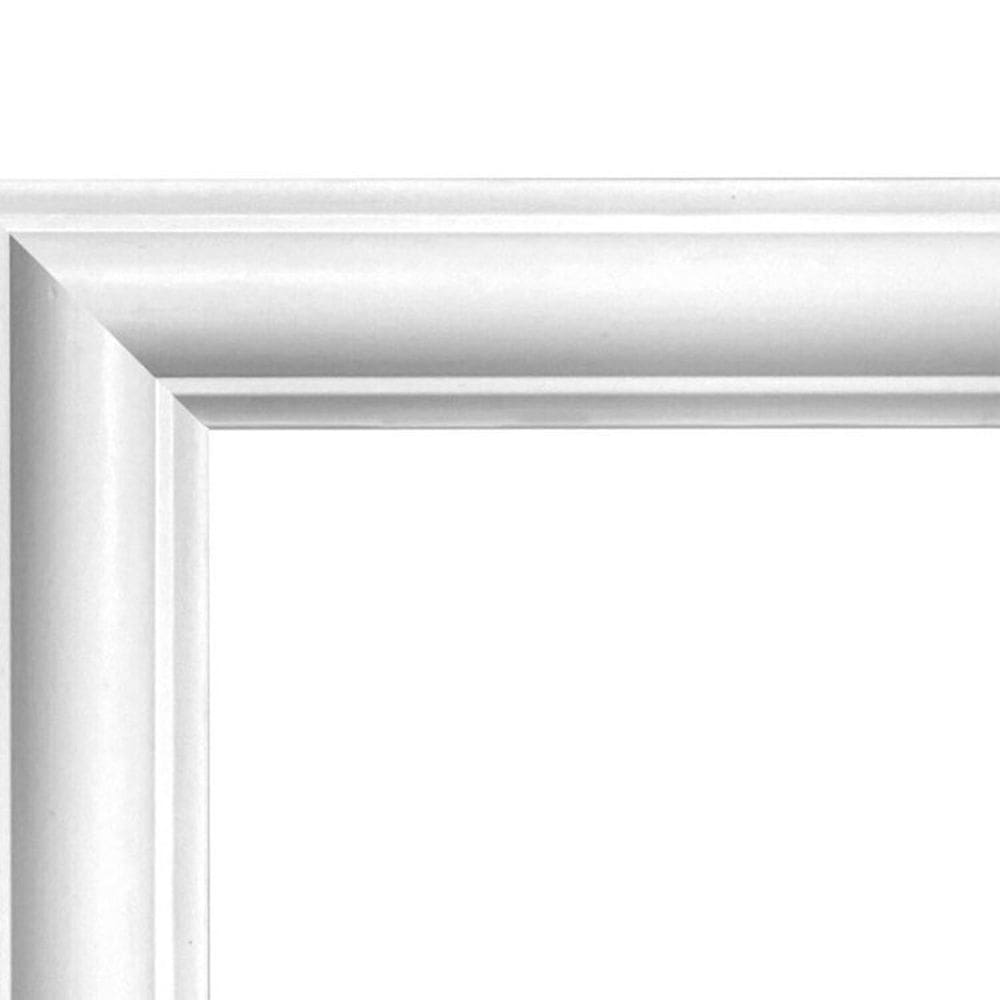 Kit 12 Metros Lineares Rodameio em Poliestireno 4cm Floort Acessórios Branco