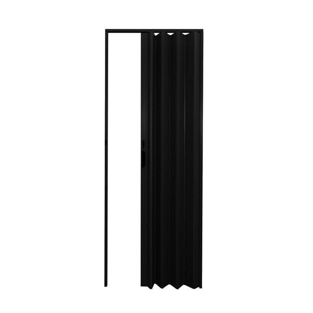 Kit 4 Portas Sanfonada de Pvc 210cm X 70cm Belplast Preto