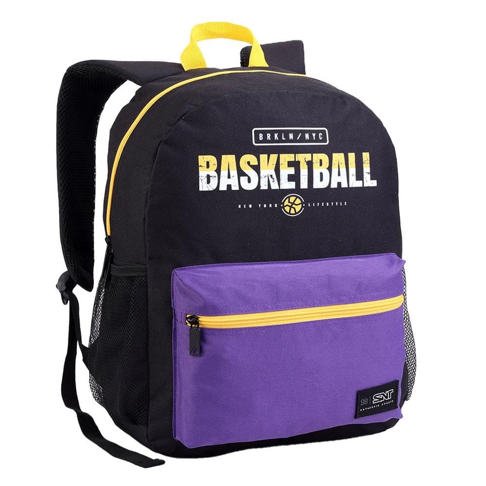 Mochila Juvenil 17” Masculina Basket MJ43431 - Seanite
