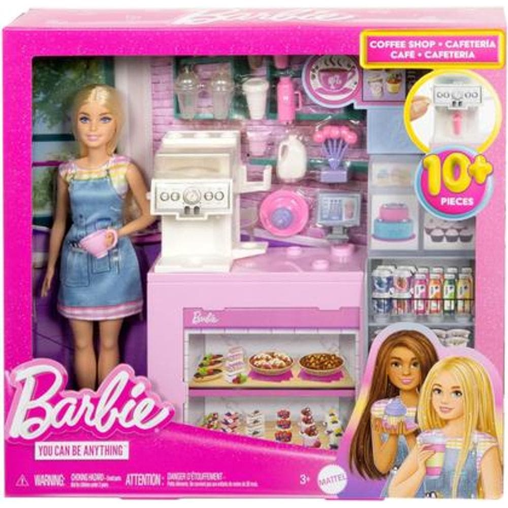 Barbie profissões conjunto de brinquedo cafeteria - MATTEL