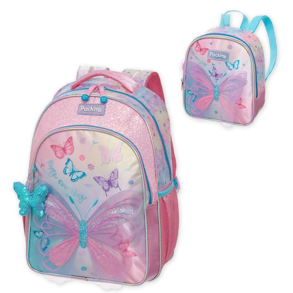 Kit Mochila E Estojo Escolar Infantil Coleção Pack Me Pacifi