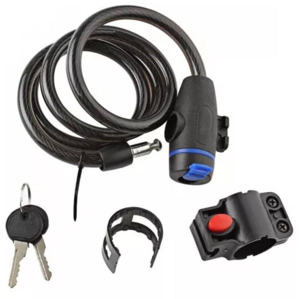 Cadeado De Cabo Para Segurança De Carro/Moto